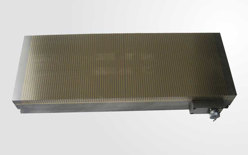 Fine pole electro permanent magnetic chuck for grinding